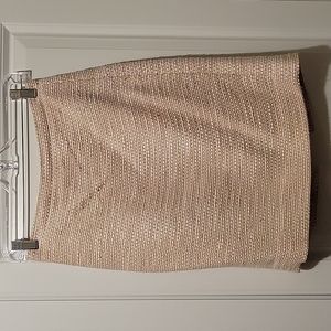 J. Crew baby pink tweed pencil skirt, size 0